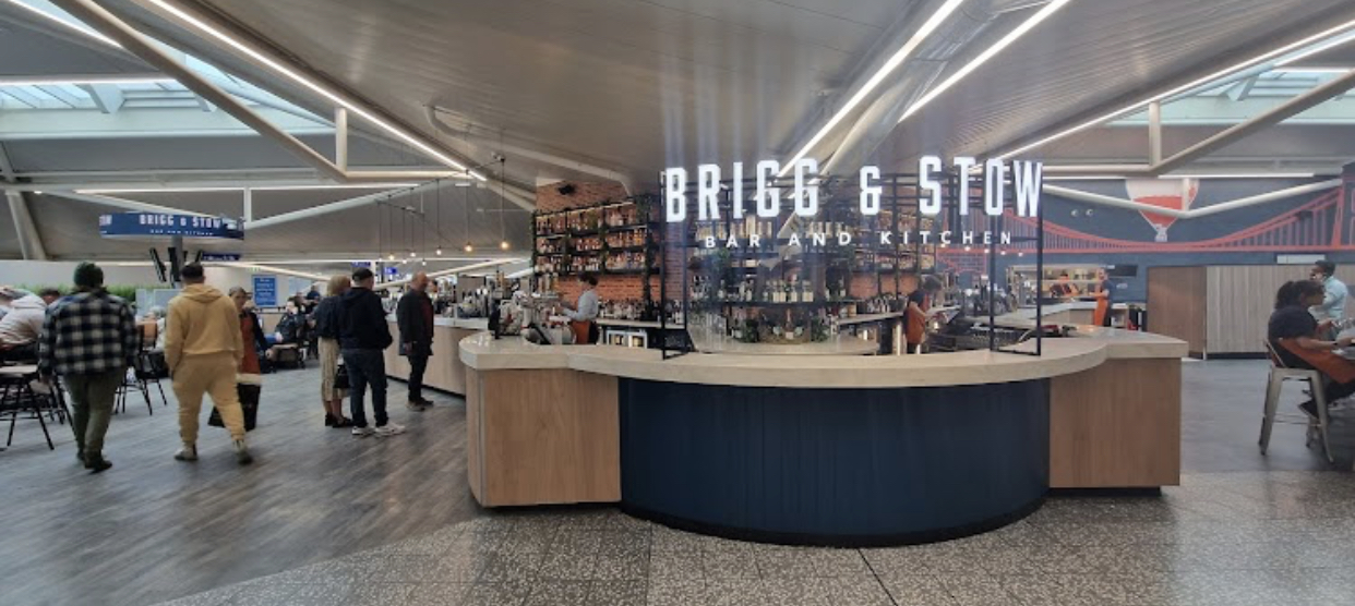 Bristol Airport Bar Area Briggs and Stow - Prestige Work Surfaces